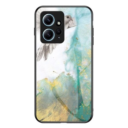 SKALO Xiaomi Redmi Note 12 4G Marmor Härdat Glas TPU-skal - Motiv 3