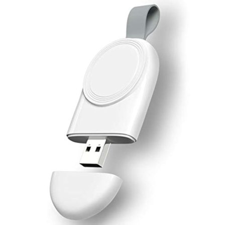 USB-laturi Apple iWatchille, magneettinen matkakäyttöön sopiva langaton laturi, yhteensopiva Apple Watch -sarjojen 1-8 kanssa, ei kaapelia