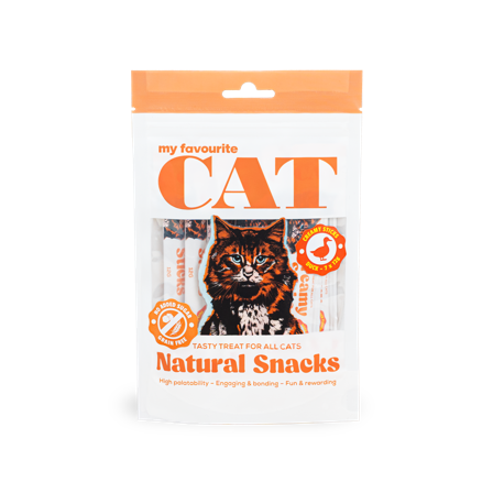 My favourite CAT - Creamy Sticks - Duck 7x12g - Katt - Kattegodteri & kattegress - ZOO.no