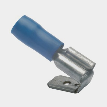 Plochá dutinka s připojením Skyllermarks, vhodná pro kabel 1.5 - 2.5 mm², 10-pack, modrá