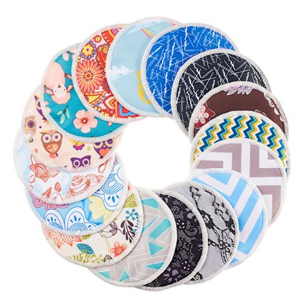 20 Økologiske Bambus Ammeindlæg Vaskbare Ammeindlæg