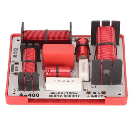 4-veis delefilter PCB 1 Diskant 1 Alt 2 Bass Lydfrekvensdeler for KTV-høyttalere 180W