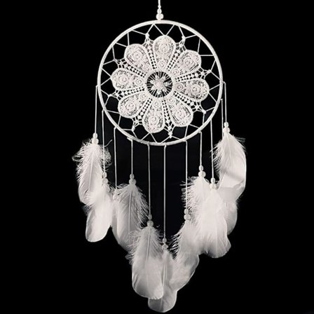 Wind Chime, etiska handgjorda fjädrar Bohemian Dream Catcher Wall