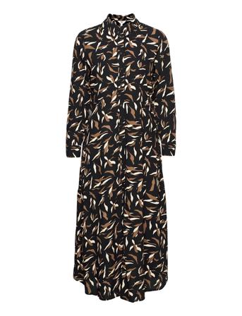 Objlorena L/S Long Shirt Dress Patterned Object