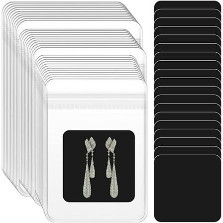 120 stk PVC-plast selvportrettposer, smykker antioksidasjon