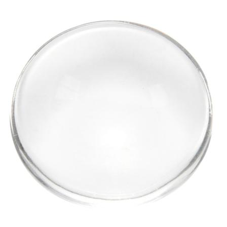 10 stk./parti 20mm Rund Flad Bag Klar Glas Cabochon Tid Gem Patch 1y Barn Mand