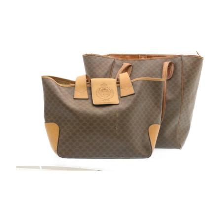 Celine Vintage Pre-owned Macadam Brun, Dame Vintage Tasker, Størrelse: ONE Size