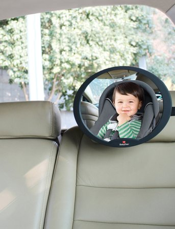 BabyDan Back Seat Mirror By Babydan - Black - ONE SIZE