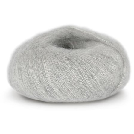 Dale Garn Tynn Kidsilk Erle Lys-Grå-Melert 4002, 25g