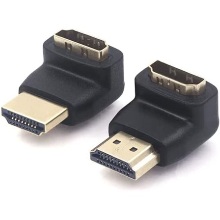 HDMI-adapter 90 grader och 270 grader vinklad HDMI-kontakt Righ