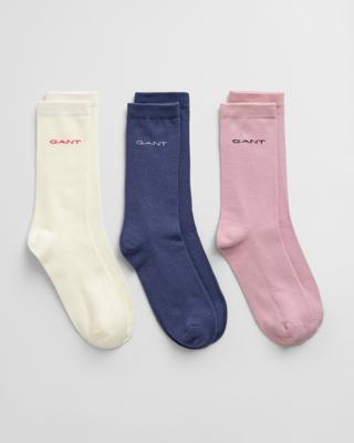 GANT - 3-Pack myke bomullssokker - Dame - 3941