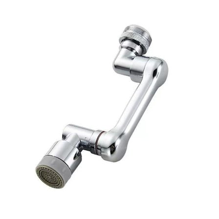 Kranförlängare, 1080° Roterbar Anti-Stänk Filter Kran Vridbar Spray