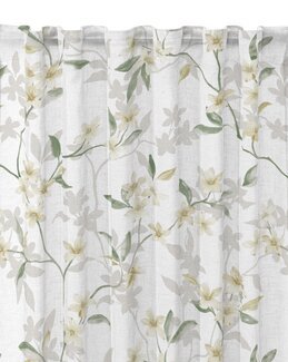 Multibåndslengde Gertrud blomstrete 2-pk Gul