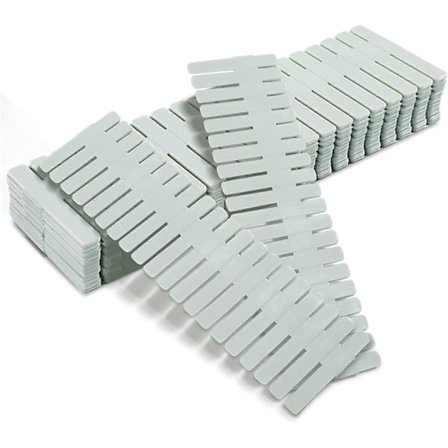 Skuffeinddelere, Skuffe Grid Ruminddelere, Plast Skuffeorganisator, 16 stk. Justerbare