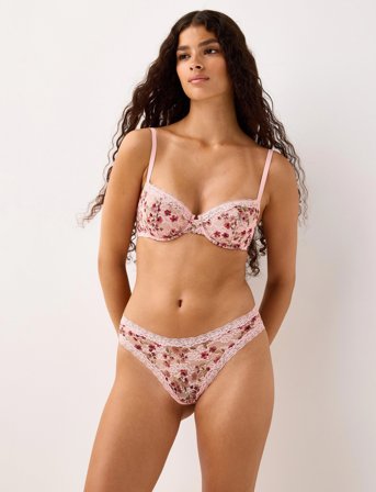 Lindex Brazilian Truse I Blonde - Pink - XS