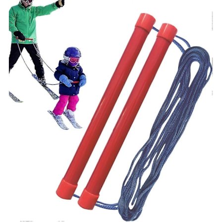 Lasten hiihtovaljaat 21m Opi hiihtämään -valjaat | Hiihtovarusteet pojille tytöille aloittelijoille urheiluvälineet talvihauskaan Zekai (FMY)