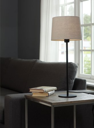 Alva skjerm ø25 cm - natur lin