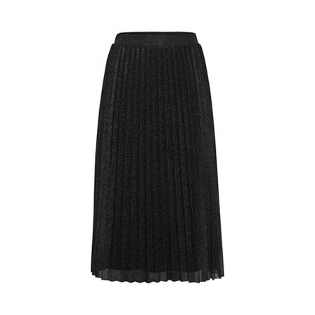 Ichi Midi Skirts Sort, Dame