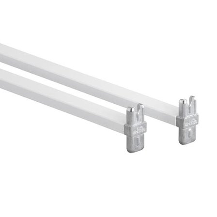 Elfa 213014 Påbyggnadssats vit Längd: 350 mm, Garderobsinredning