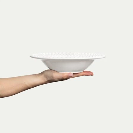 Mateus Bubbles Suppeskål Hvit Ø25