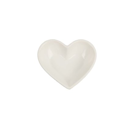 Porslins Skål - Hjärtformad 12-pack