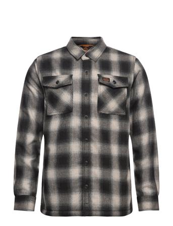 Vintage Miller Wool Shirt Overshirts Multi/mønstret Superdry