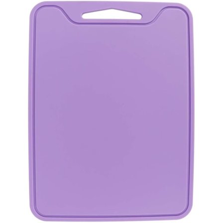 (Lys Lilla) Silikone Skærebræt, BPA-fri Fleksibel Køkkenhakkebræt til Kød, Grøntsager og Frugt, Tåler Opvaskemaskine, 21,8 cm x 30 cm