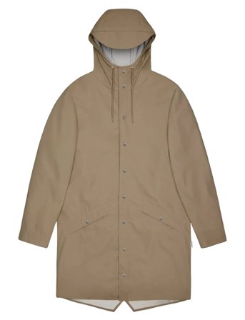 Rains Long Jacket W3 - Beige - XS
