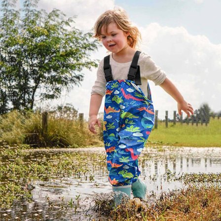 Mote Barn Arbeidstøy Barn tegneserie Vanntett regnbukser