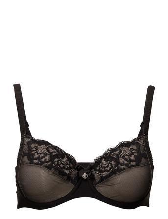 Orangerie Very Covering Underwired Bra Lingerie Bras & Tops Full Cup Bras Musta CHANTELLE