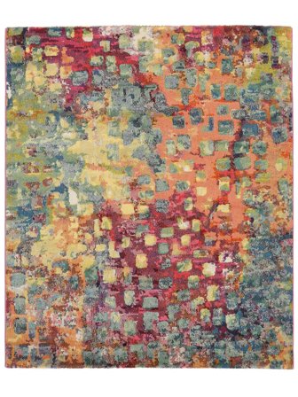 Davina 250X300 Large Multicolor Abstract Rug