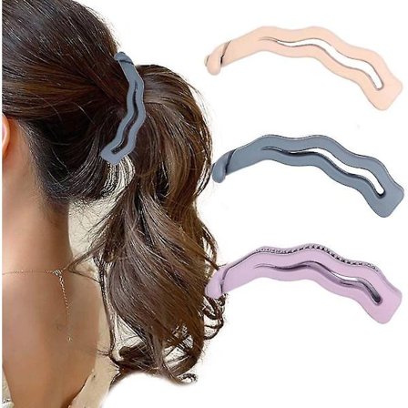 Bananaklyper 3 stk Lange Kamklyper Stødige Bananhårklyper Lange