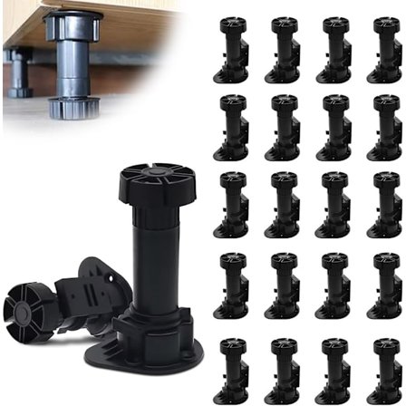 20 st Sockelklämmor Kök Sockelklämmor Badpanelsklämma Kök Sockelfästklämmor Kök Sockelklämma kompatibel Soffor Bord Sängar TV-skåp Skåp