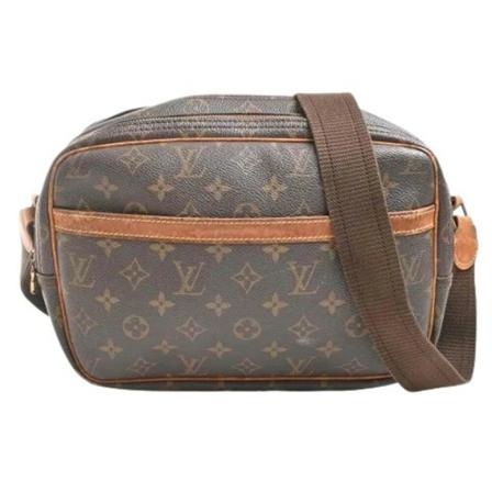 Louis Vuitton Vintage, Pre-owned Reporter PM Monogram Crossbody bag Bruin, Dames, Maat:ONE Size,Canvas