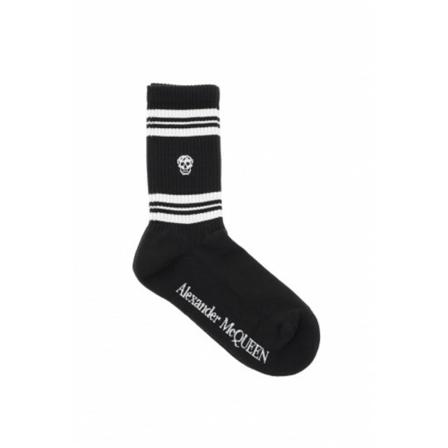 Alexander McQueen Socks , Zwart , Heren , Maat: S Sokken