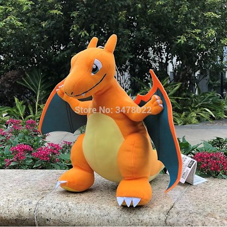 Anime Plys Cartoon Legetøj Charizard 12" Drage Rizadon Bamse Blødt Plysdyr