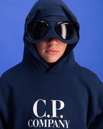 C.P. Company SWEATSHIRT W/HOOD Blauw Hoodies Jongens - Kids Brand Store
