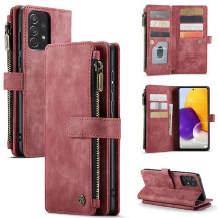 Caseme Samsung A13 4g Caseme Big Wallet Plånboksfodral - Röd Röd