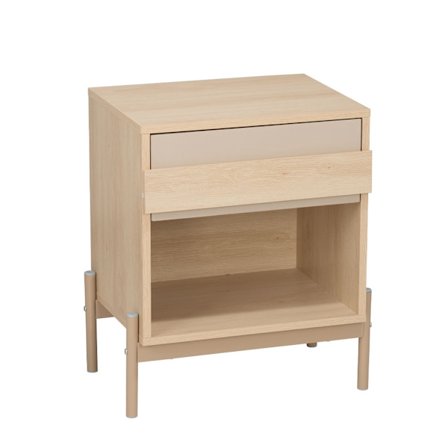 Cappuccino-yöpöytä laatikolla, Sonoma-tammiviimeistely