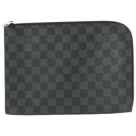 Louis Vuitton Vintage, Pre-owned Canvas louis-vuitton-bags Zwart, Dames, Maat:ONE Size