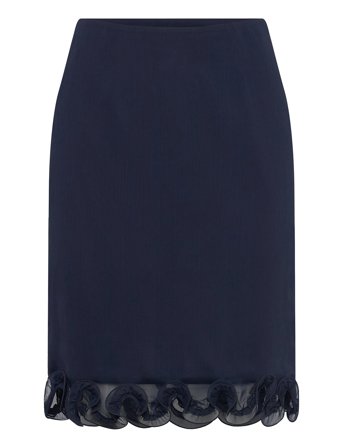 ROTATE Birger Christensen | Chiffon Ruffle Skirt | 40