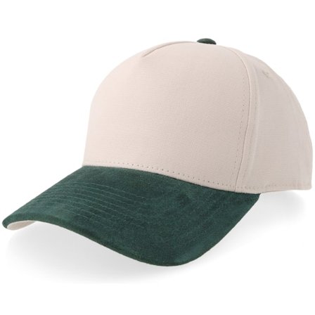 Equip - Beige adjustable Keps - Beige Canvas/Forest Suede A-frame Adjustable @ Hatstore