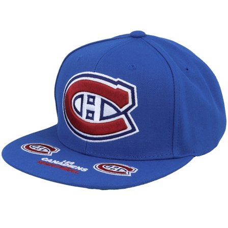 Mitchell & Ness - NHL Ble snapback Czapka Z Daszkiem - Montreal Canadiens Vintage Hat Trick Blue Snapback @ Hatstore