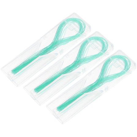 3-pakning profesjonell tanntrådinnfører, tannpleieutstyr for tannregulering og broer