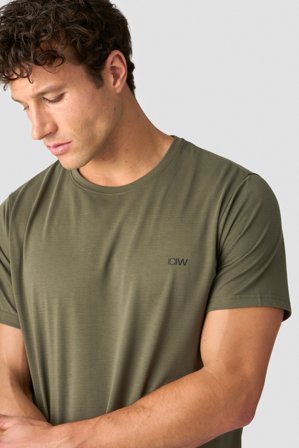 ICANIWILL - Stride T-shirt DriRelease Men Army- Træningstrøje - Herrer - Træningstøj fra ICIW