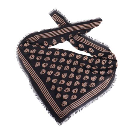 Alexander Mcqueen - Halsdukar - Svart - Herr - Storlek: One Size, Herr, Storlek: ONE SIZE