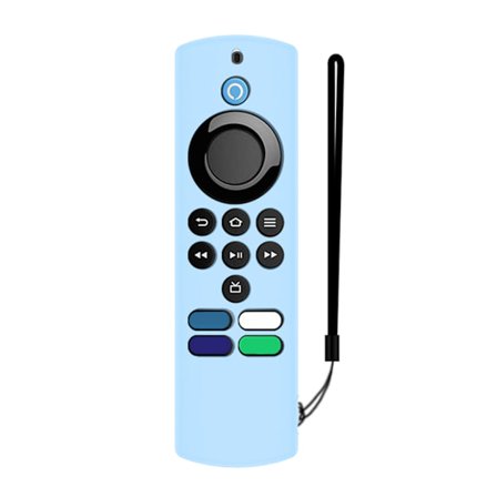 Fjernbetjening til Case Silikone Cover Stødsikker Beskytter Vaskbart Skin til Fire TV Stick Lite 2022 TV Voice Controller