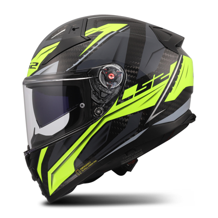 Helhjelm LS2 FF811 Vector II C Savage HiVis gul S