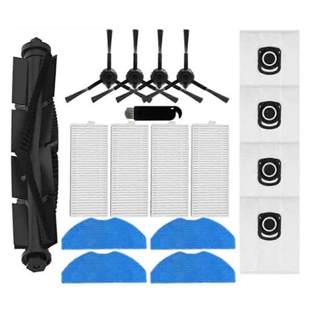 För X-Plorer Serie 75 S+ RG8597W Robotti-imurin pääharja Sivuharja Hepa-suodatin Moppiliina Pölypussit Tarvikkeet_Halvat lahjat Kuten kuvassa