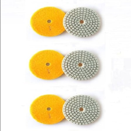 6 stk diamant poleringspuder Granit beton krog og løkke